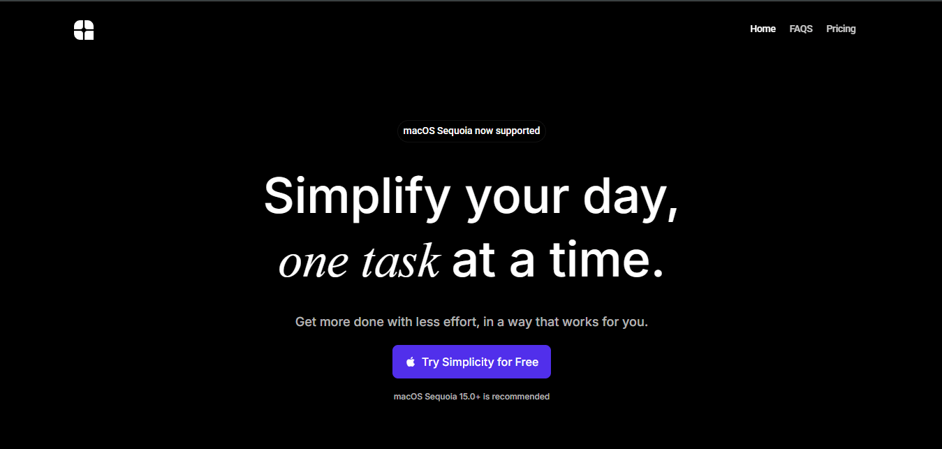 Simpl, SaaS Website